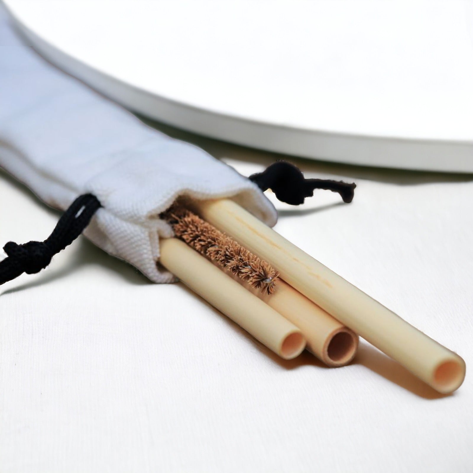 wooden bamboo straws